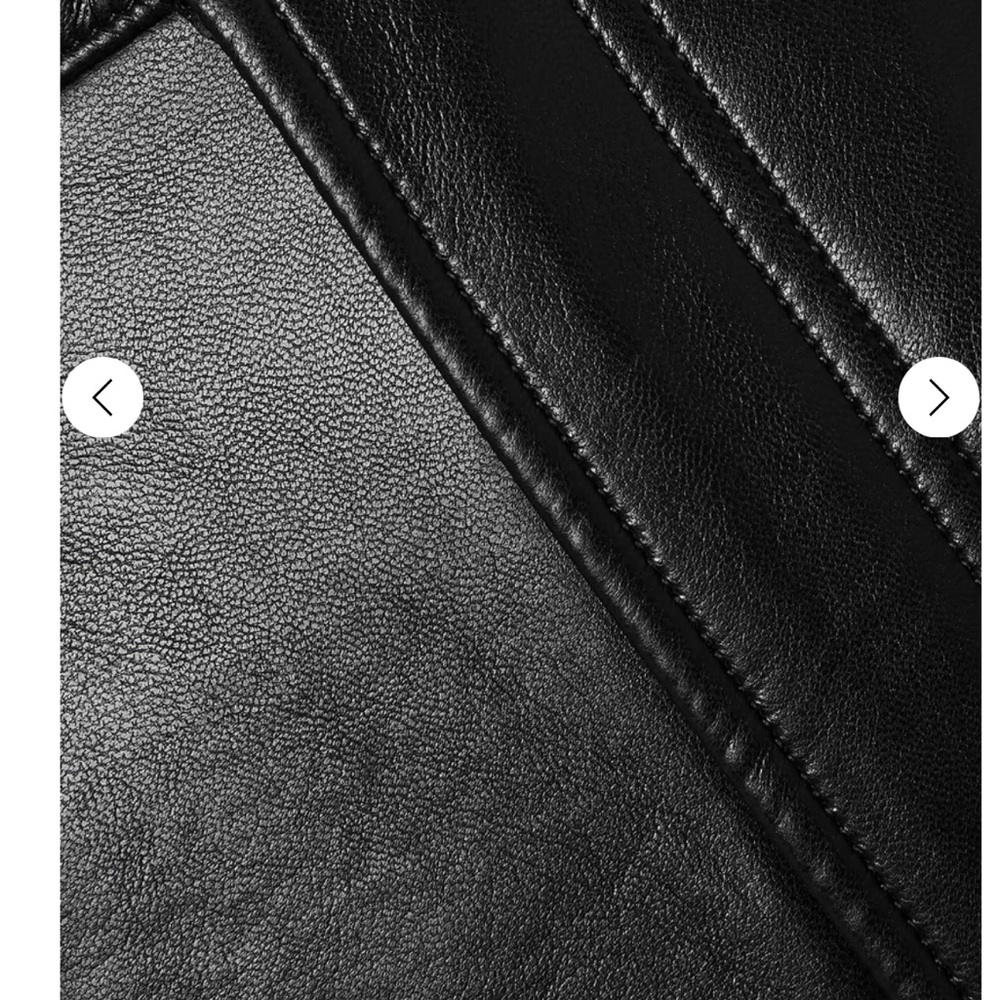 AGOLDE Black Leather Pants - Picture 4 of 4